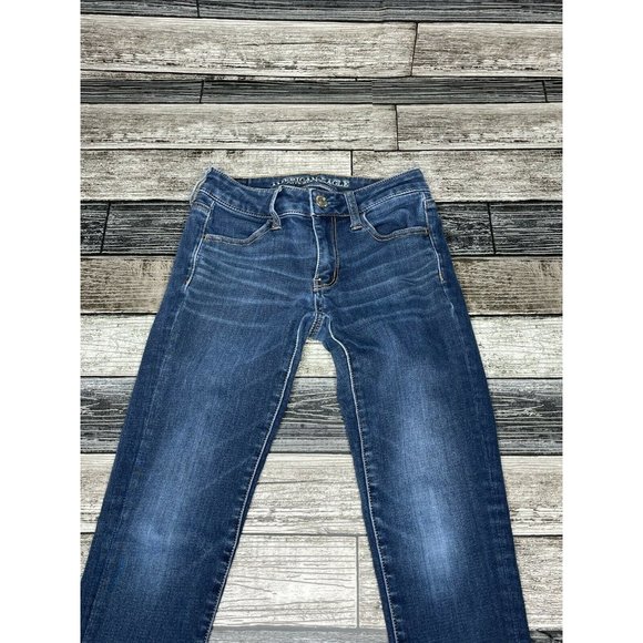 American Eagle Super Hi Rise Jegging Jeans Stretch - Picture 3 of 7